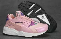 nike air huarache retro femmes amateurs de mode tissu net rose